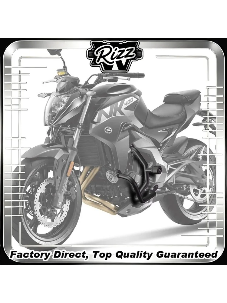 FOR Upgraded Safety Pack CF 400NK 650NK with Welded Crash Bar Flexible Buffer Sliders - Impact-Resistant Motorcycle Accessories