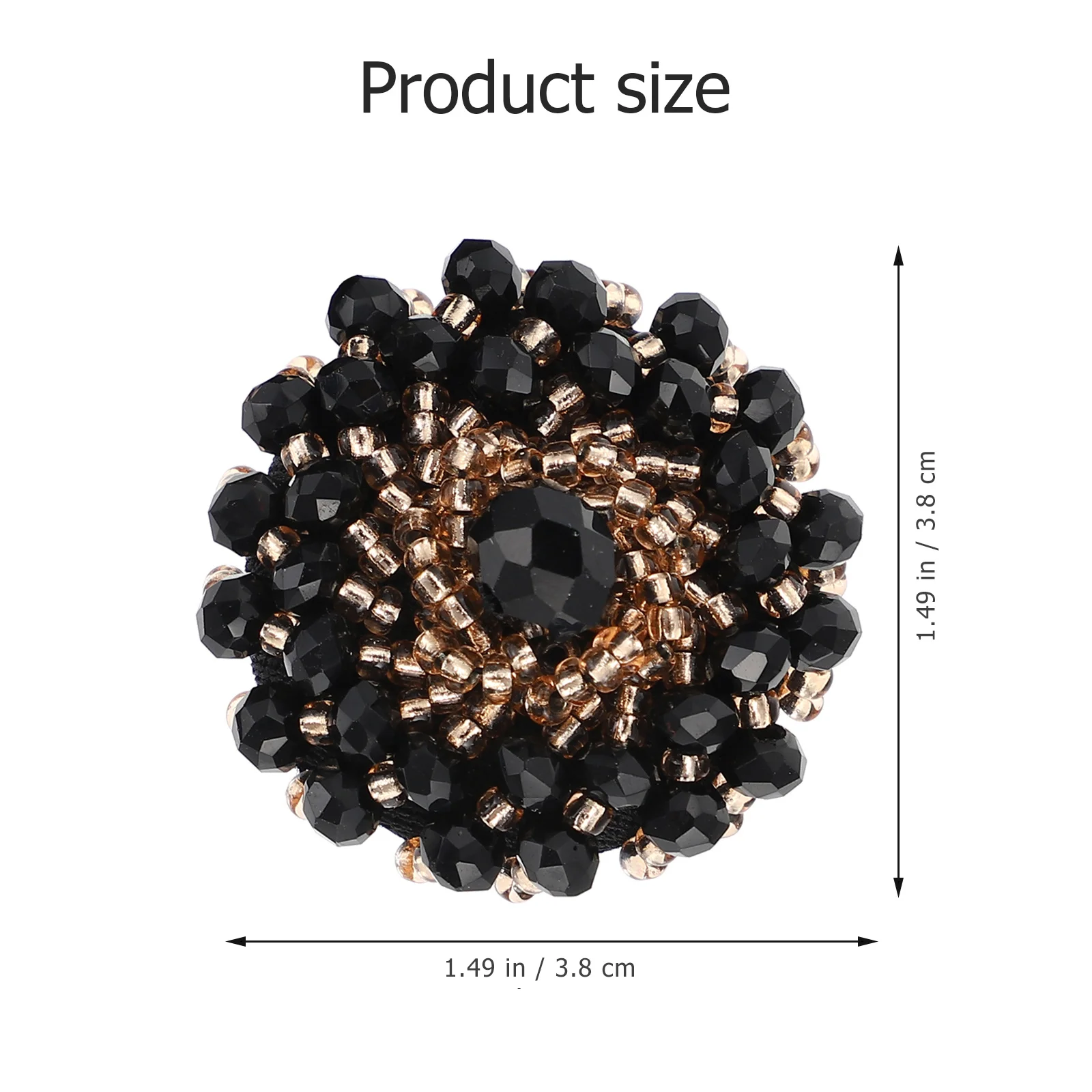 

2Pcs Rhinestone Crystal Buttons Easy to Attach for Scrapbooking Cardmaking Crafts and Elegant Clothing Decor