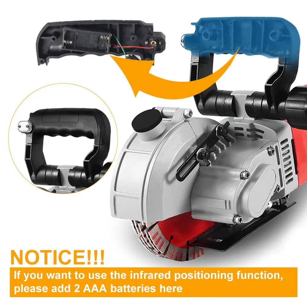 벽 홈파기 기계 채널 커터 콘크리트 절단기 대리석 콘크리트 홈 파기용
