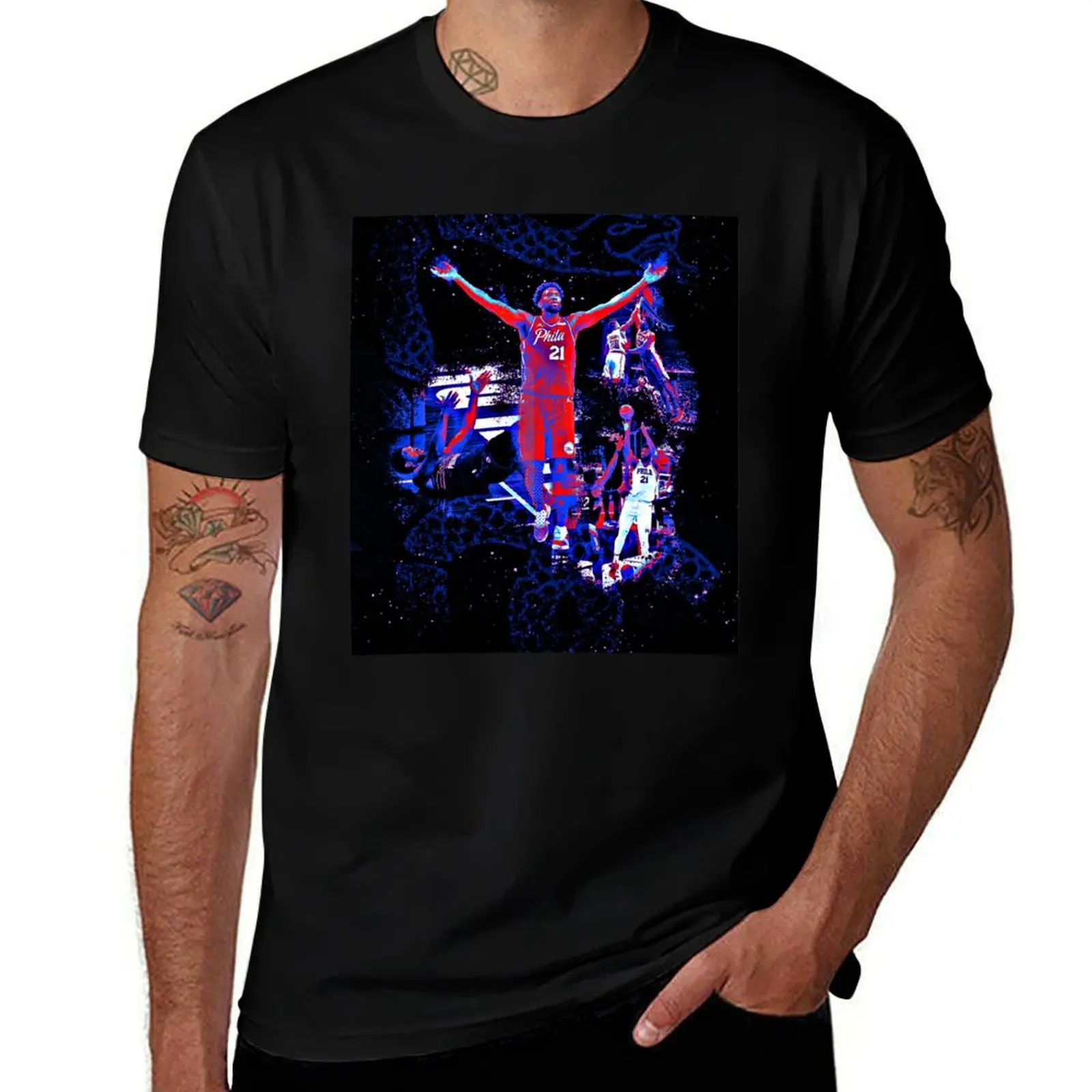 

Joel Embiid T-Shirt funny costumes hippie clothes vintage anime shirt mens clothes
