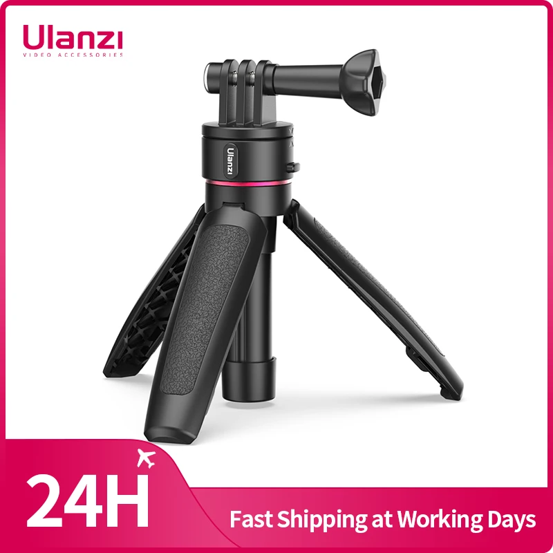 Ulanzi Extended Action Camera Tripod Quick Instal Switch Tripod for Gopro 12 11 10 9 8 Max Extend Gopro Vlog Tripod Accessories