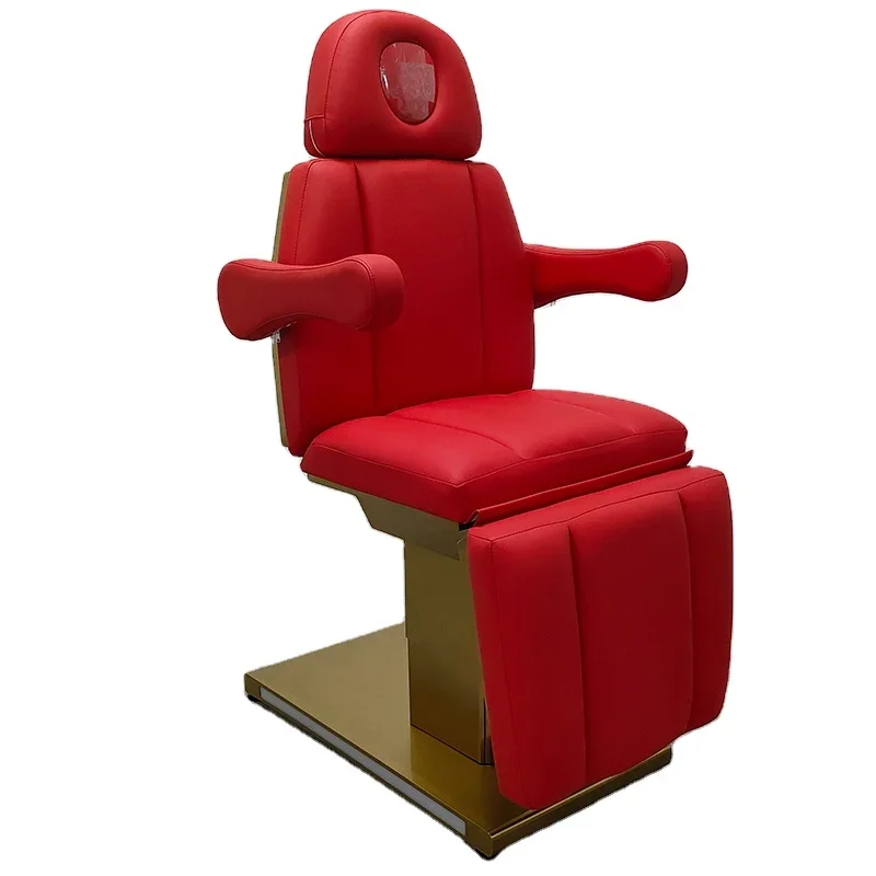 Logo 3 Motor Adjus Massage  Reclining Facial Bed for Salon Spa Lash Extension  Treatment