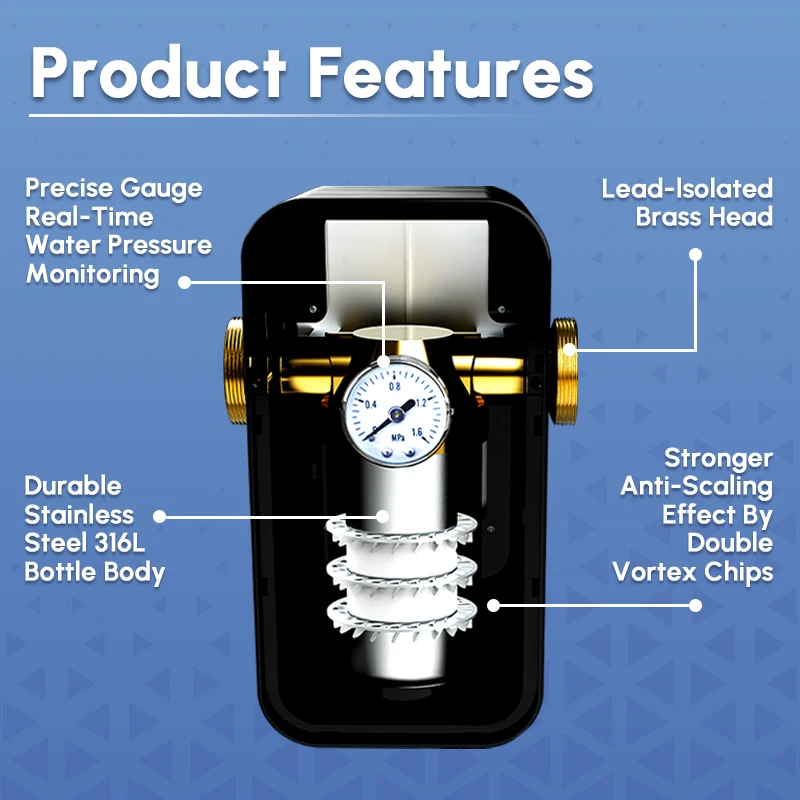 High Flow Descaling Agent Softener System for Hard Water Treatment
