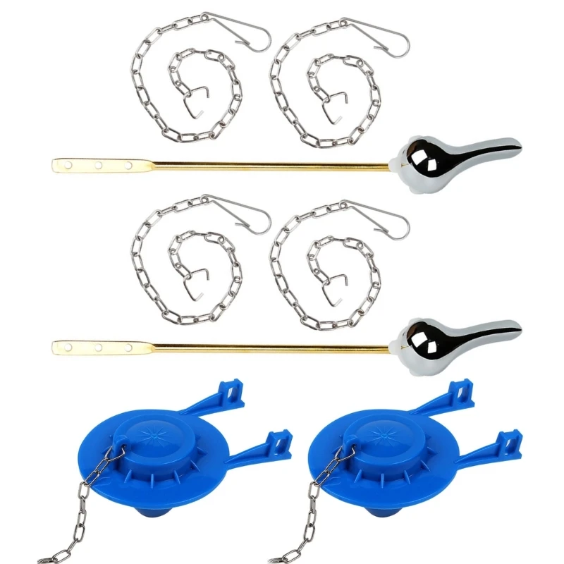 2 piezas 2 pulgadas Pattings inodoro Repador flapper Válvulas ahorro agua Flapper M4yd
