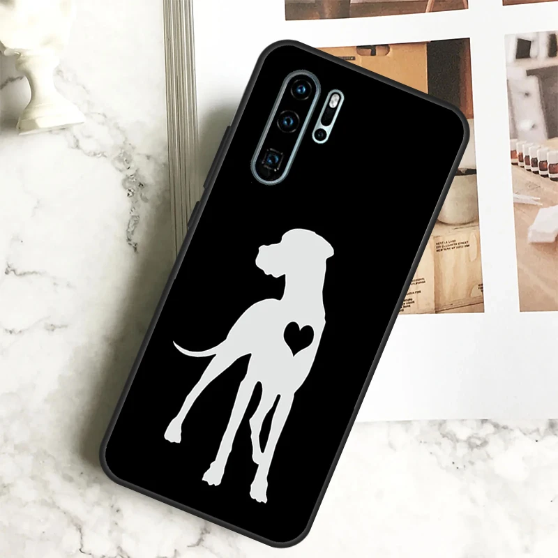 Great Dane Dog Watercolor Case For Huawei Nova Y70 Y60 Y90 Y91 Y61 9 10 SE 11i 8i 7i 3i 5T P30 P40 Lite P60 Pro Funda