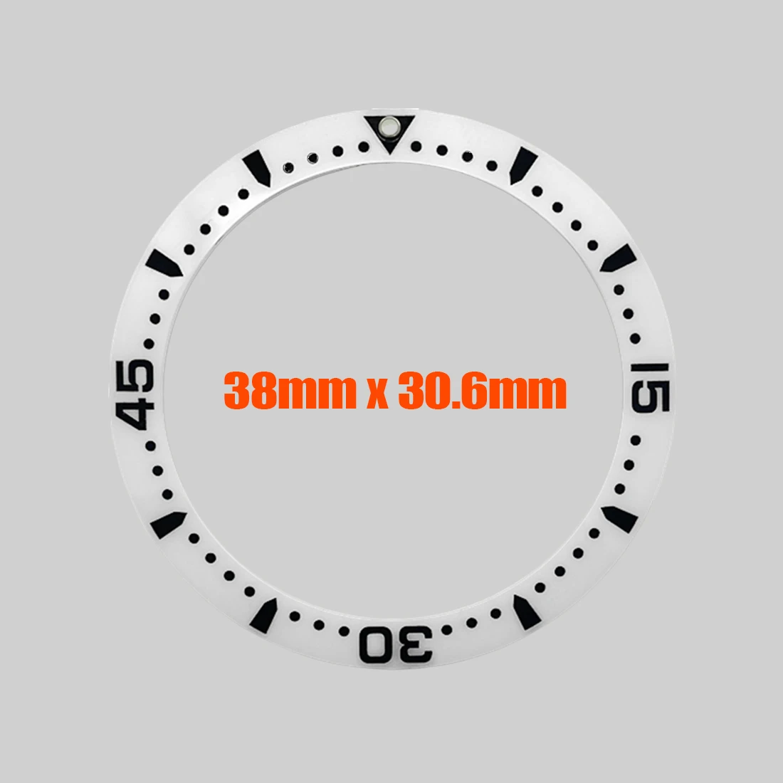 38x30.6mm LG Ceramic Bezel Insert SUB Bezel Ring Fit for LG SUB SKX007 SRPD Watch Case Curved Ceramic Bezel Ring Spare Parts