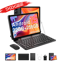 DOOGEE Tab G6 + 2 in 1 Tablet PC Android 15 Gemini AI Dual Speakers mAh Battery 32GB(8 + 24) RAM GB ROM Widevine L1 4G LTE