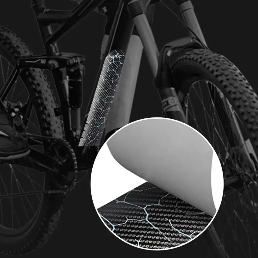 1Set Black Bicycle Chain Protective Sticker MTB Bike Frame Sticker Bottom Frame Anti-scratch Chain Guards Decals Accessories