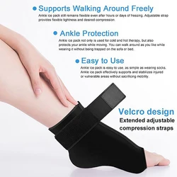 Foot Ice Wrap Ice Boot For Ankle Injuries Pain Relief Hot Cold Therapy Ice Pack For Foot Swelling Plantar Fasciitis Heel Pain