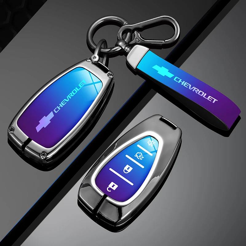 Leather Car Key Bag Case for Chevrolet Onix Equino Orlando Cruze Spark Sonic Camaro Volt Bolt Trax Malibu Blazer Traverse Seeker