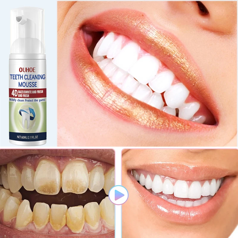 

Plaque Stain Removal Teeth Whitening Toothpaste Yellowing Oral Clean Care