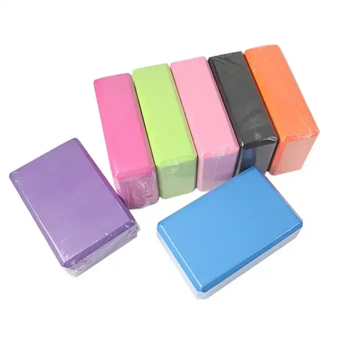 2026 High Density Premium Eco Friendly Custom logo Anti-slip Yoga Block Foam Set Yoga Brick Eva Yoga Block With logo