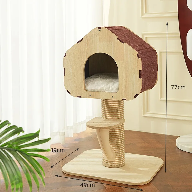 

Cat climbing frame, cat nest integrated jumping platform, scratch-resistant and crumb-resistant toys, pet products