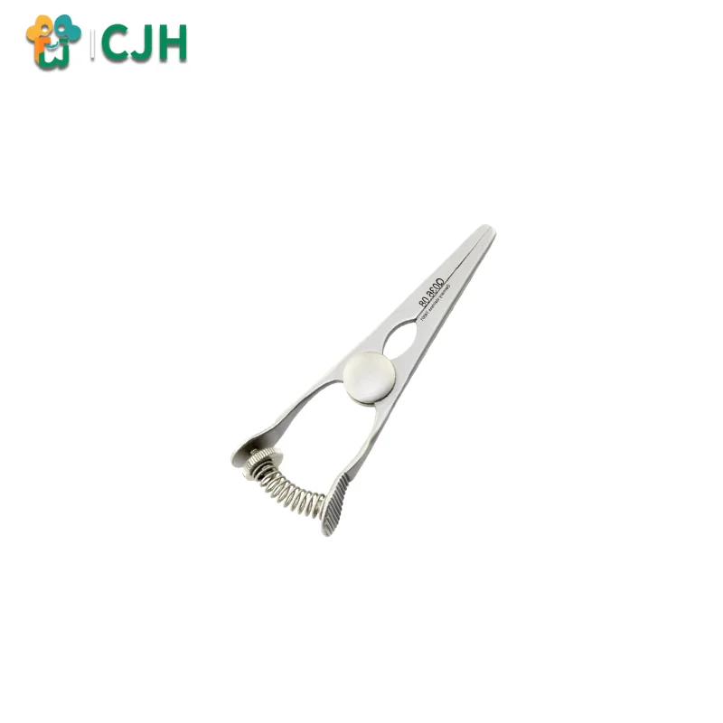 CJH Veterinary High-end Equipment Puppy Pancreatitis Enteritis Surgery Concave-convex Hemostatic Forceps