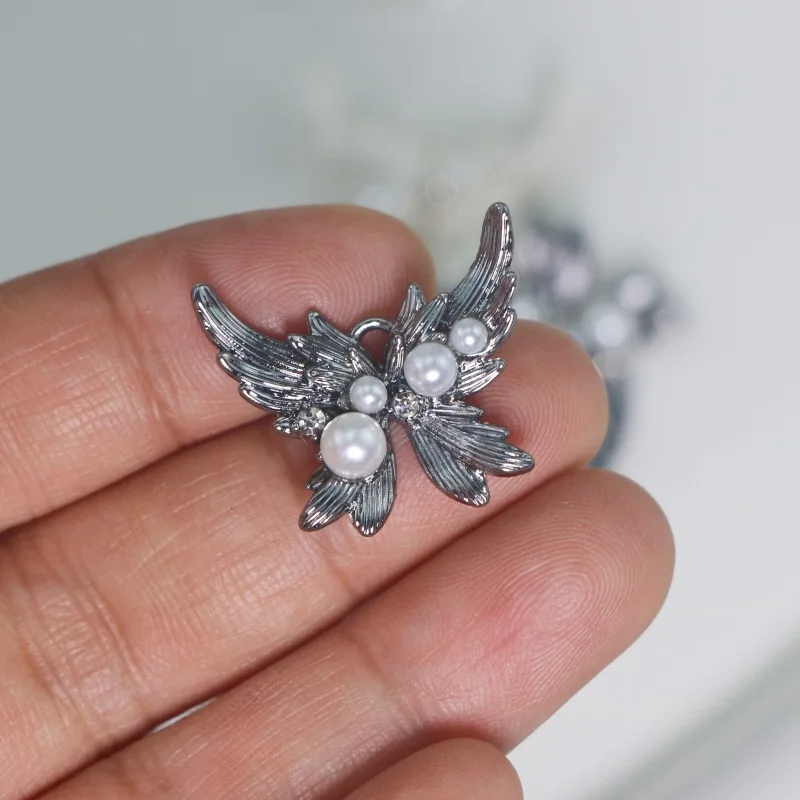 10Pcs Zinc Alloy Butterfly Charms Pendant for DIY Earrings Pendant Necklace Bracelet Jewelry Making Accessories