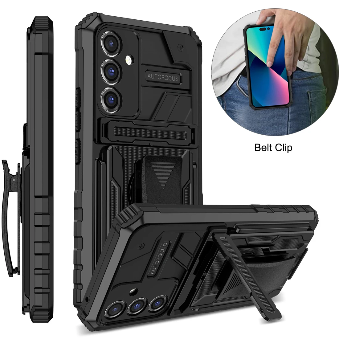 Galaxy A52 A32 A12 A22 A02 ShockProof Heavy Duty Armour Tough Stand Case With Belt Clip For Samsung Galaxy A72 5G/4G cases