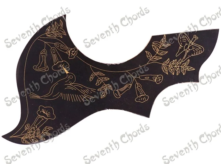 1 Pcs Acoustic Guitar Big Hummingbird Flower Guitar Pickguard Pick Guard Anti-scratch Plate - 4 Colors for choose