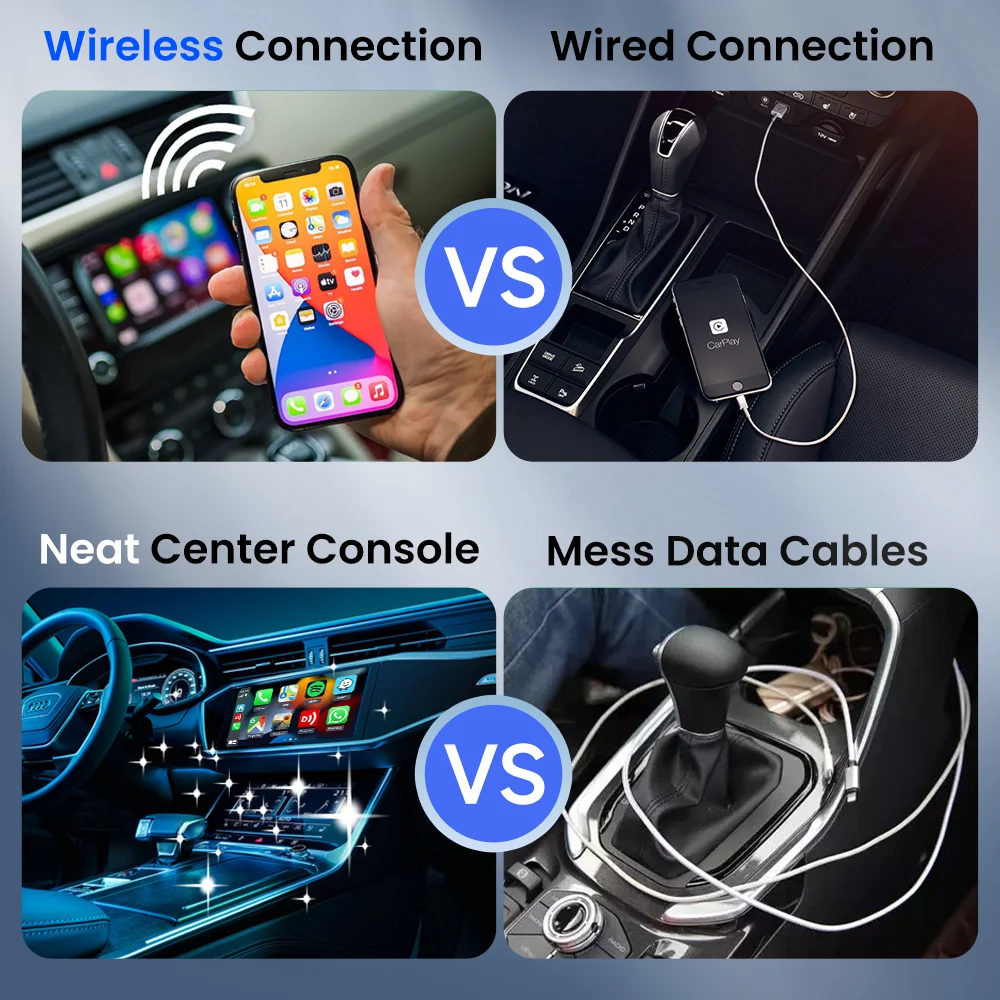 Carlinkit Mini 5/5 Pro Wireless Carplay Android auto Adapter for Car Intelligent Systems Upgrade Ble Wifi Wireless Connection – Image 4