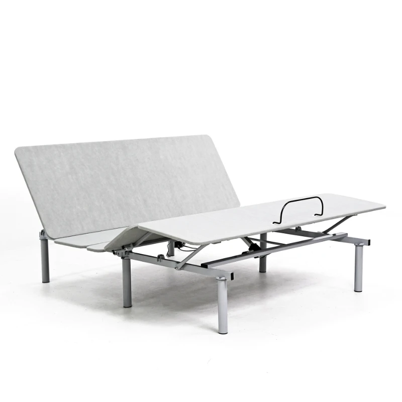 Dual motor adjustable electric bed cream wind dual motor electric smart bed zero touch ground suspension bed