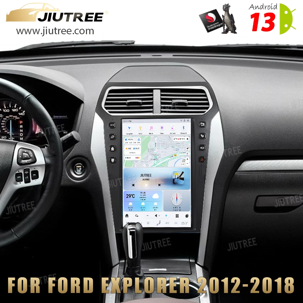 

14.4 inch For ford Explorer Android 13 multimedia Car Radio For ford Explorer 2011-2019 GPS Navigation Stereo auto radio GPS