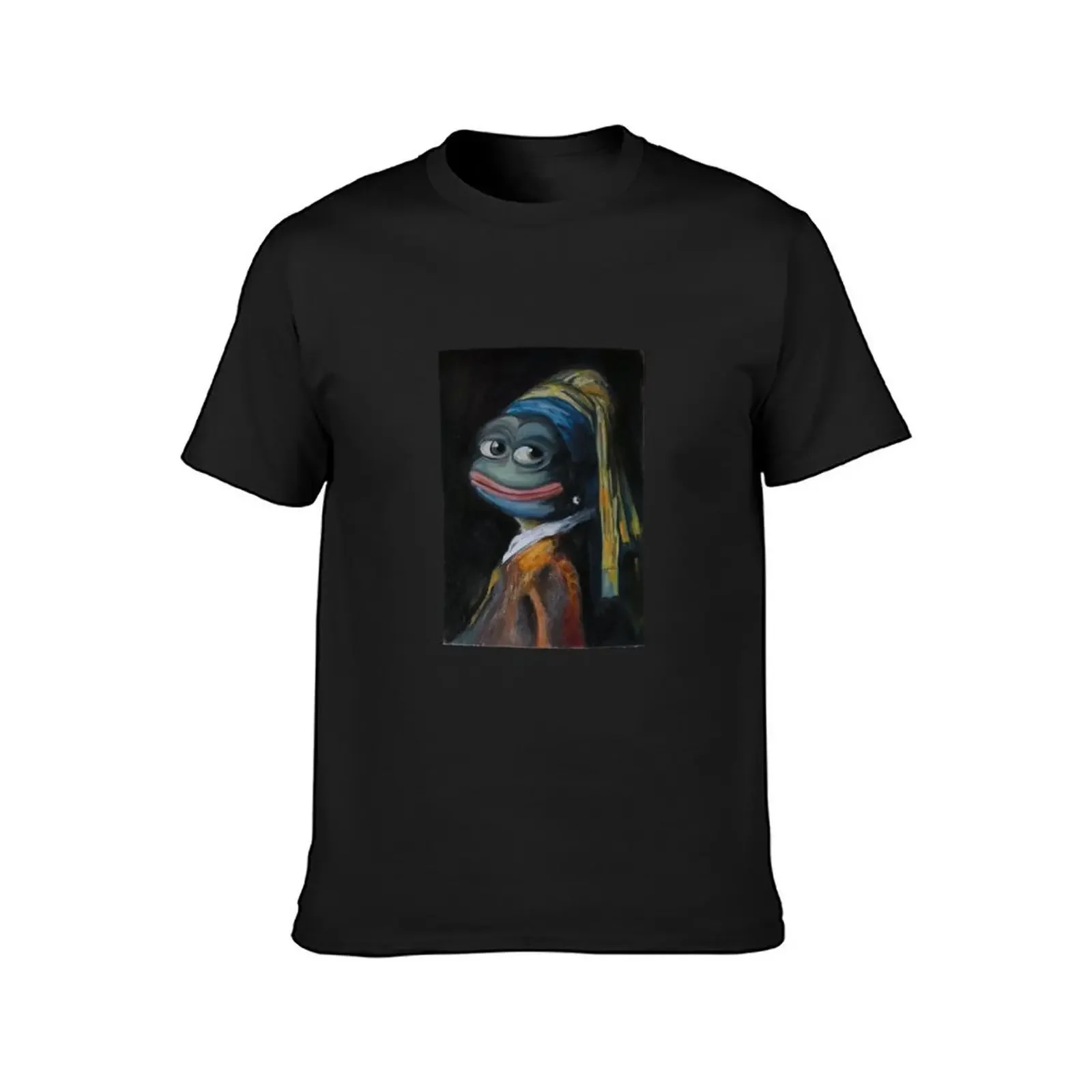 Pepe with Earring by Pepelangelo T-Shirt sweat summer clothes heavyweight t shirts for men