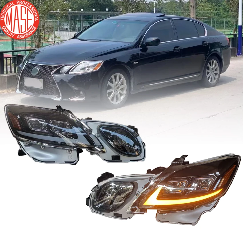 CZJF New LED 2 Lens Headlight For Lexus GS GS300 GS350 GS 300 GS 350 2005 2006 2007 2008 2009 2010 2011 Haed Lamp Headlights