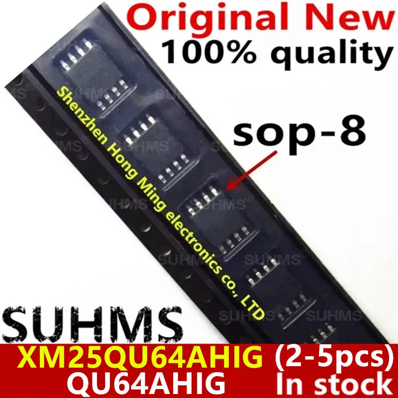 (2-5piece)100% New XM25QU64AHIG QU64AHIG QU64AH1G sop-8