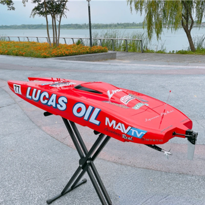 RC Catamaran Model Carbon Fiber Twin Engine Cat Hull Broken 230km/h Length 1.85m High-speed Model