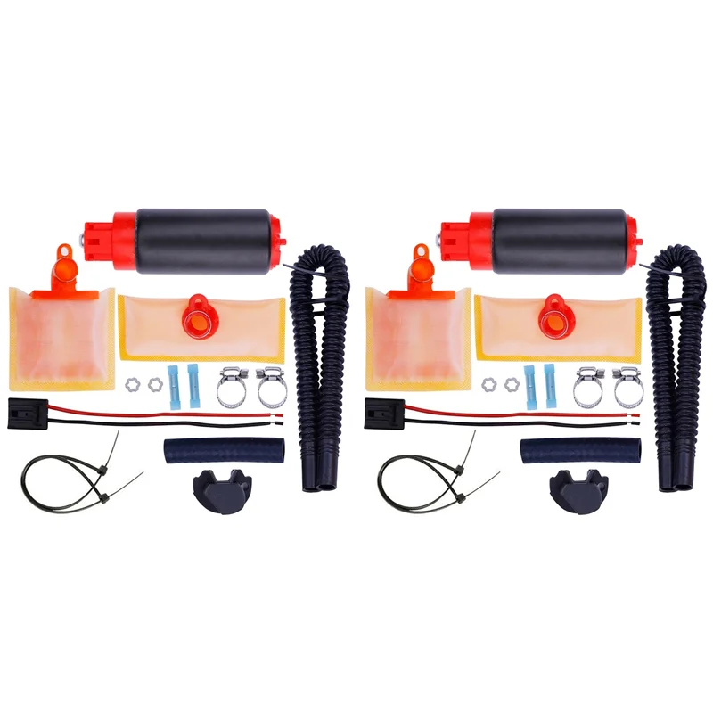 

2X 340LPH High Flow Fuel Pump Kit Replace Walbro 255LPH GSS342 For Honda Civic Accord Elantra Dodge GSS342