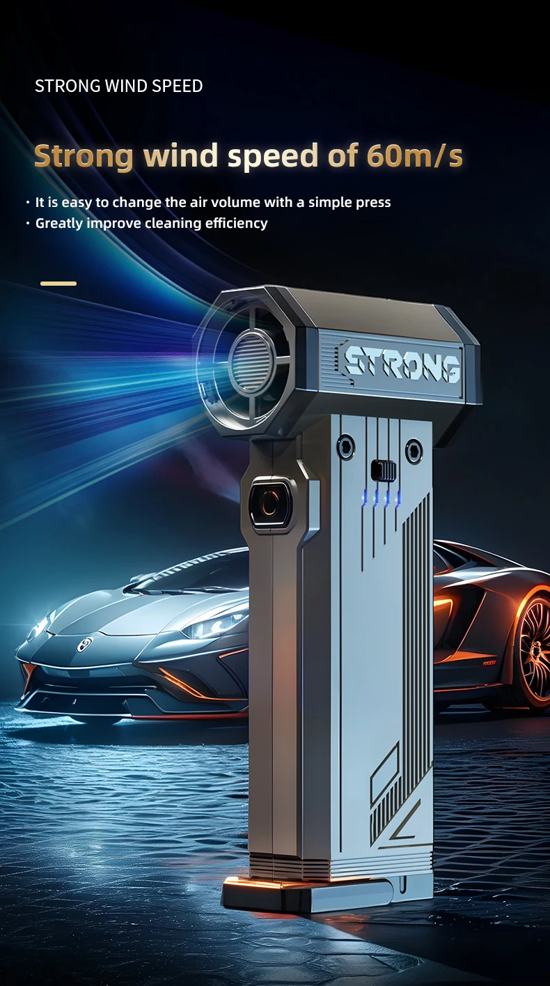 2025 뜨거운 판매 고속 130000rpm 전기 터보 제트 팬 가정용 웨어러블 박스를위한 강력한 휴대용 공기 송풍기