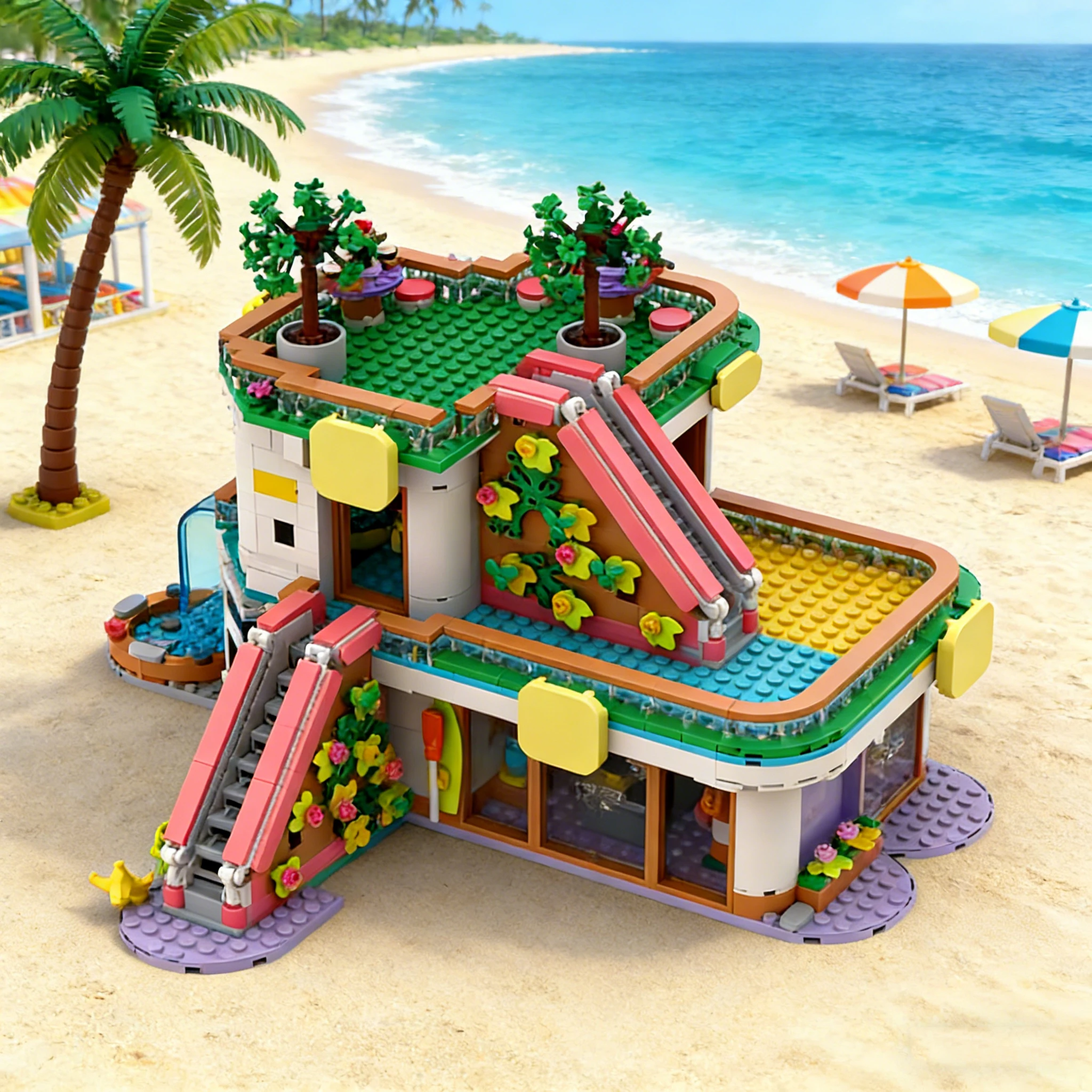 1085 PCS Customize town Hall MOC Customize Modular Building Block Technology Model Design Educational DIY Boy Toy Christmas Gift