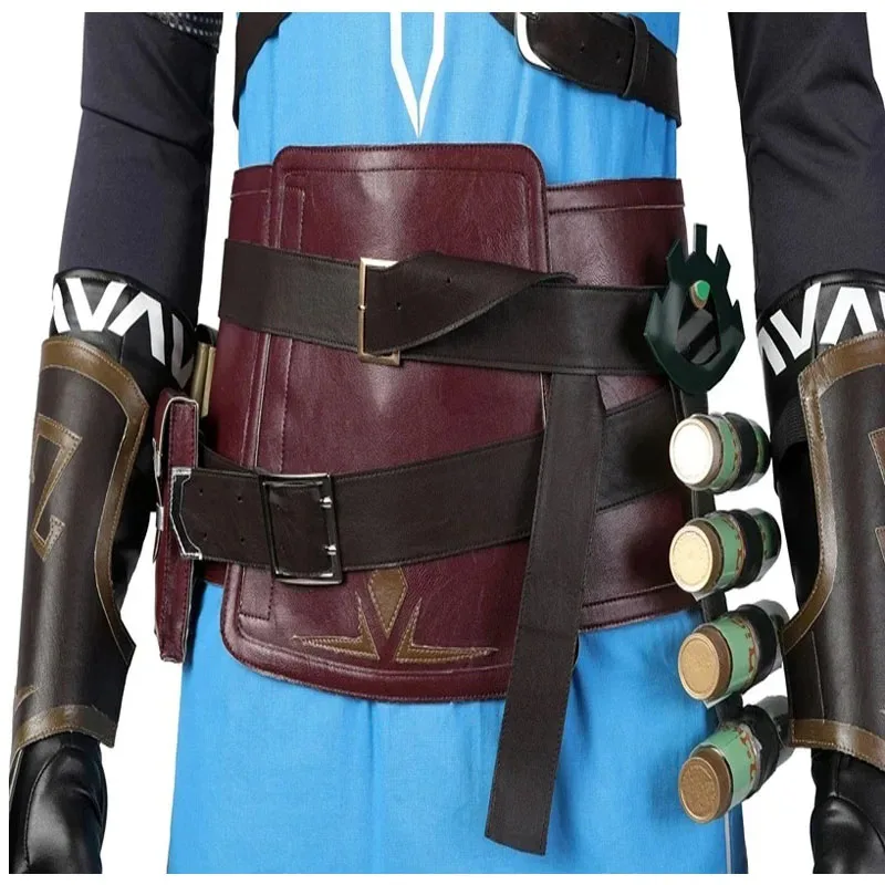 زيلدا: دموع المملكة لينك تأثيري حلي عباءة موحدة تي شيرت للكبار رجل هالوين كرنفال حفلة البدلة vl;6