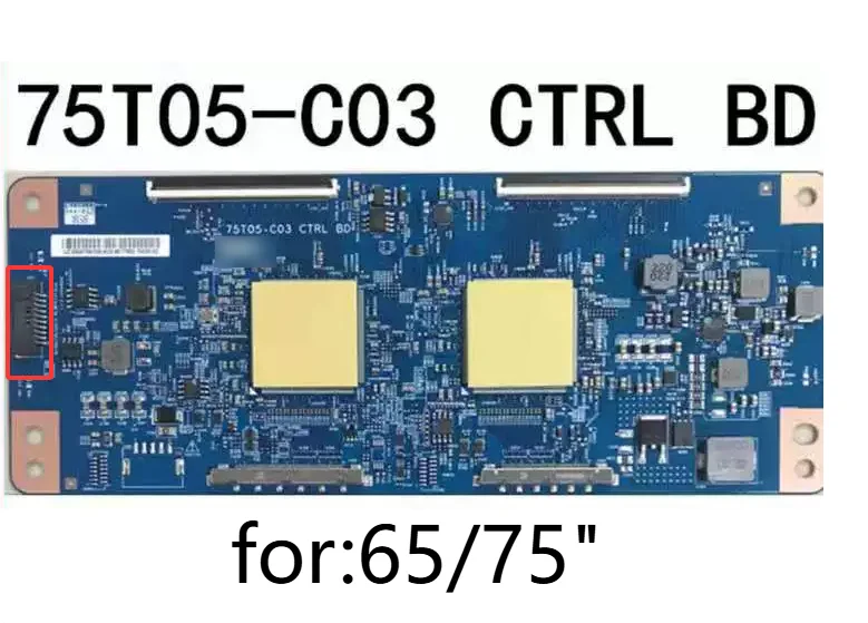 NEW 75T05-C03 CTRL BD 4K 120HZ T-CON Board 65-inch 75-inch TV Logic Board For KDL-75X8566E