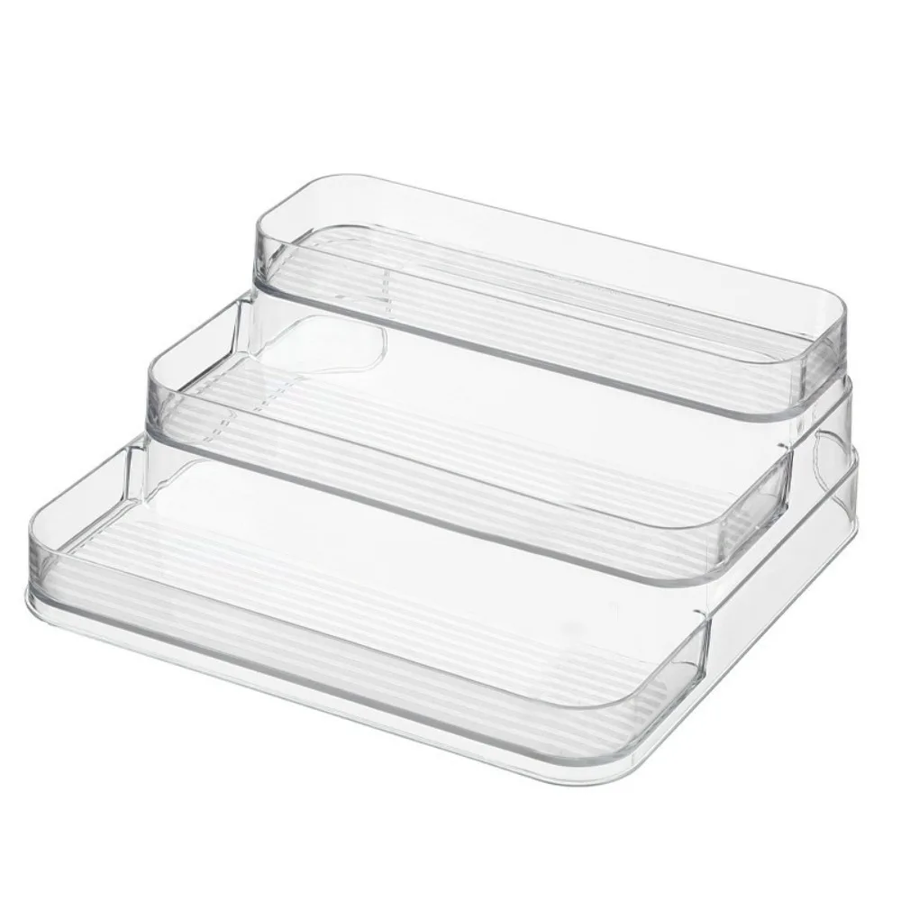 

3 Tier Desktop Shelf Cosmetic Aromatherapy Skin Care Product Storage Rack Space Saving PET Bathroom Makeup Organizer Home