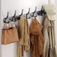 Gancho de almacenamiento sin perforaciones para colgar en la pared, colgador de ropa, gancho para abrigo, sin taladro, organizador para dormitorio, almacenamiento, accesorios de cocina