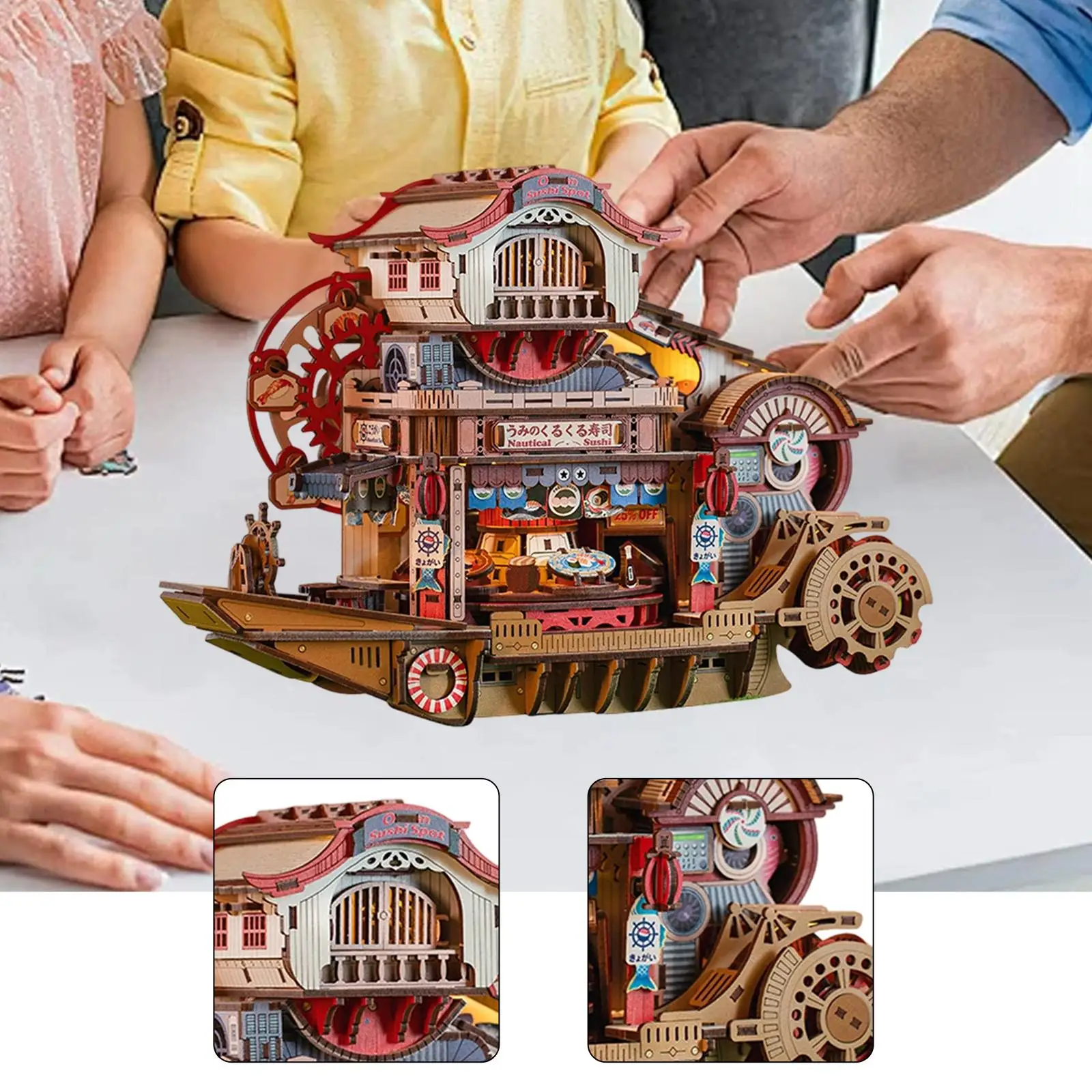 

Набор для создания миниатюрного кукольного домика своими руками: декоративная лодка-суши, наборы для изготовления мини-диорам, набор для создания мини-диорам для подростков, детей, мальчиков, девочек, друзей