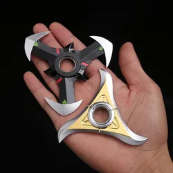 OW Weapon Genji Evil Spirits Darts Keychain 9cm Game Peripheral Weapon Model Katana Samurai Swords Butterfly Knife Toys for Boys