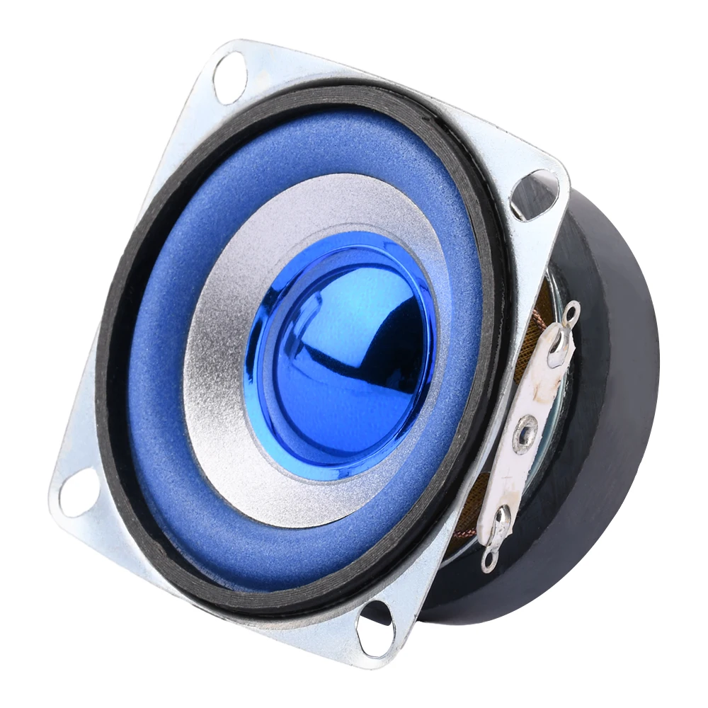 2-inch 5W 4ohm Blue Full-frequency Speaker 52mm Square 5W 3R Small Speaker