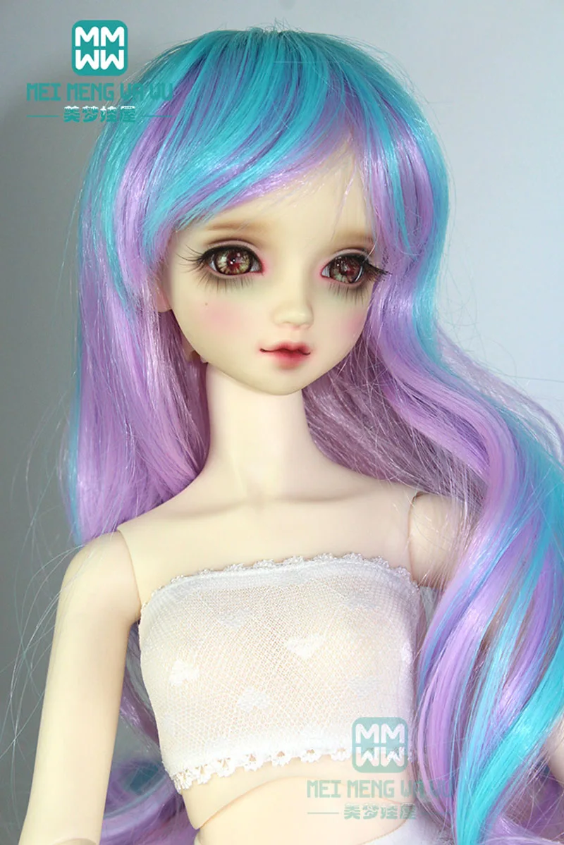 Large wave curly hair for dolls fits 1/3 1/4 1/6 BJD doll Accessories for dolls finished wig