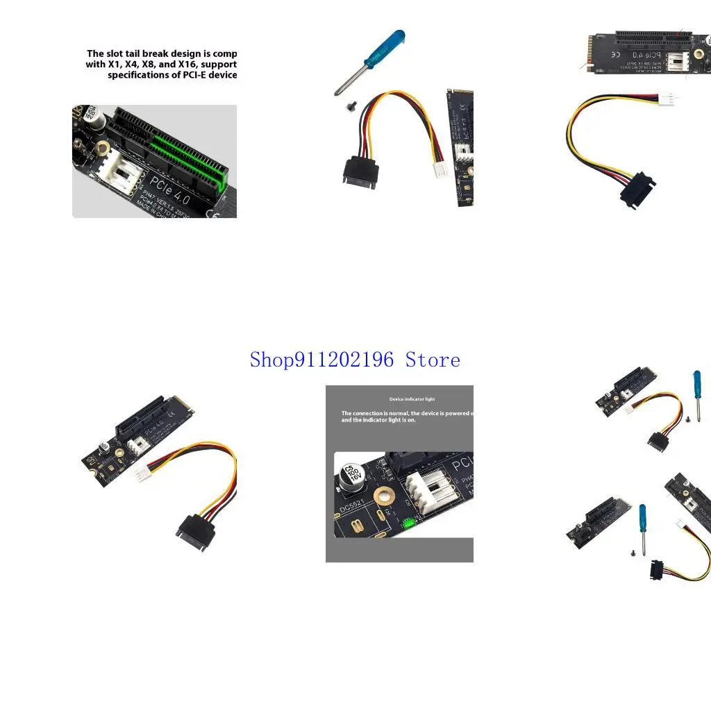 

P82A PCIE 4X To M.2 Adapter M.2 To PCIE 4X Hard Drive Converter Reader Adapter Card