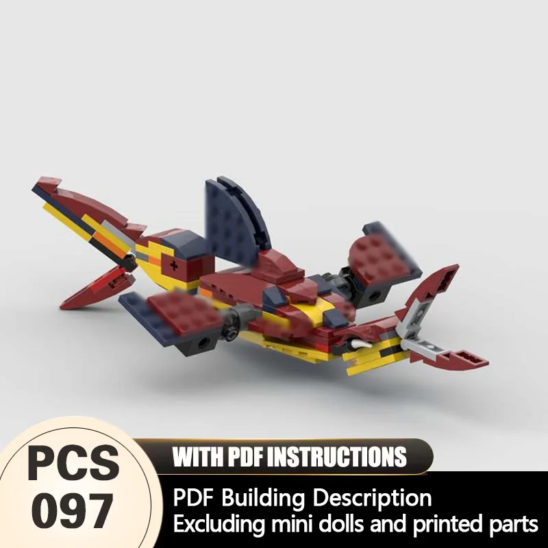 

Creators Animal Series Model MOC Building Bricks Ichthyosaurus Modular Technology Gifts Holiday Assemble Children Toys Suit