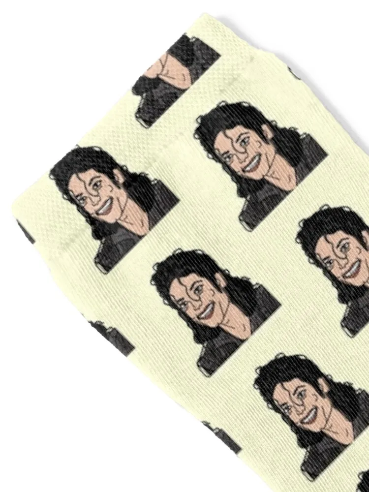 MJ Portraits in Weirdtual Reality Socks