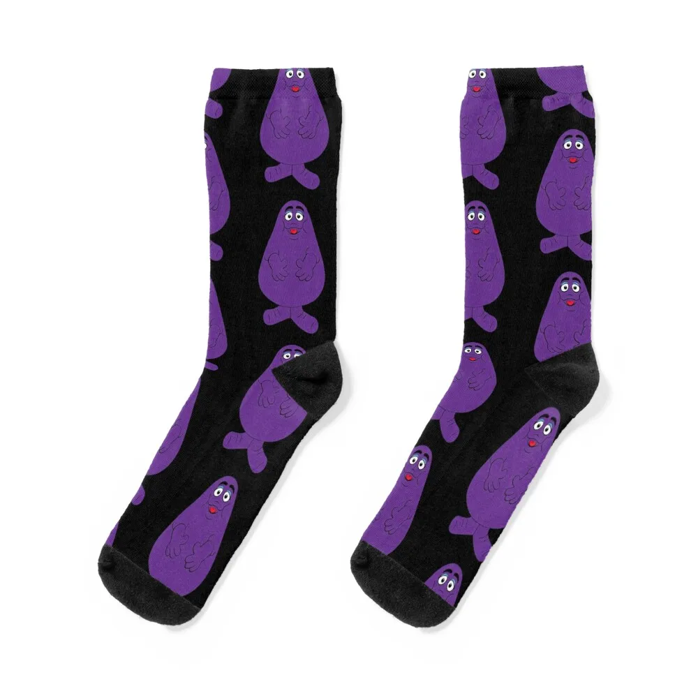 

Grimace Socks snow short anti slip football hockey Socks For Men Women's