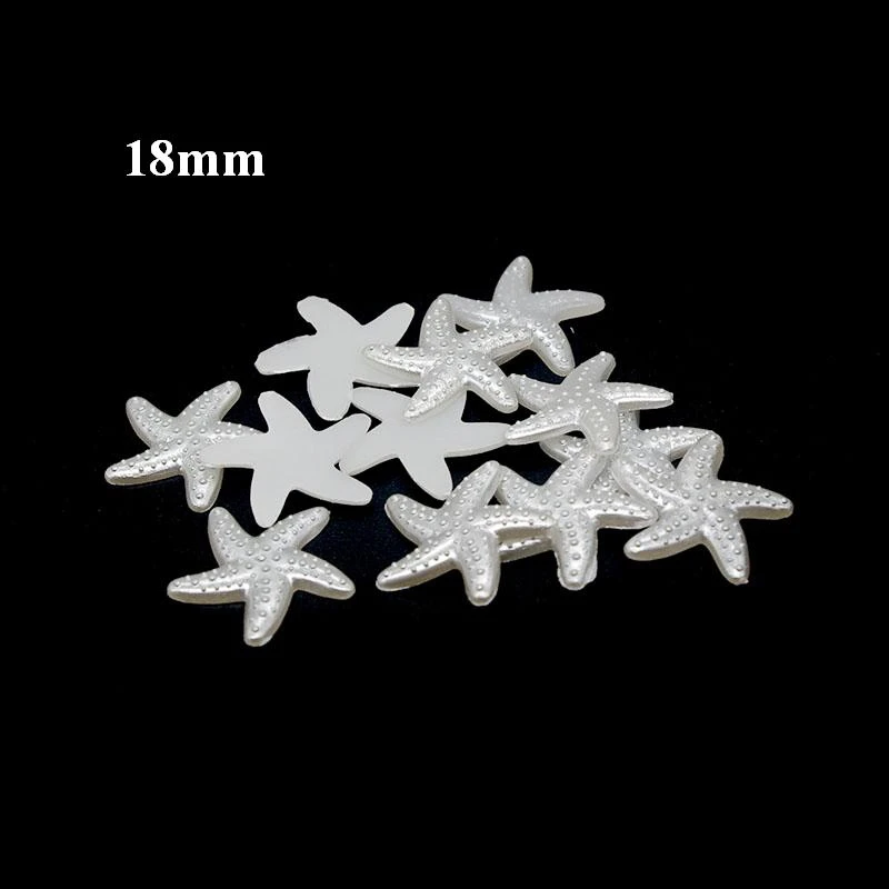 50pcs/lot White Sun Flower Shape Scrapbook Simulated Pearl Beads Sewing Buttons DIY Material Findings BV212