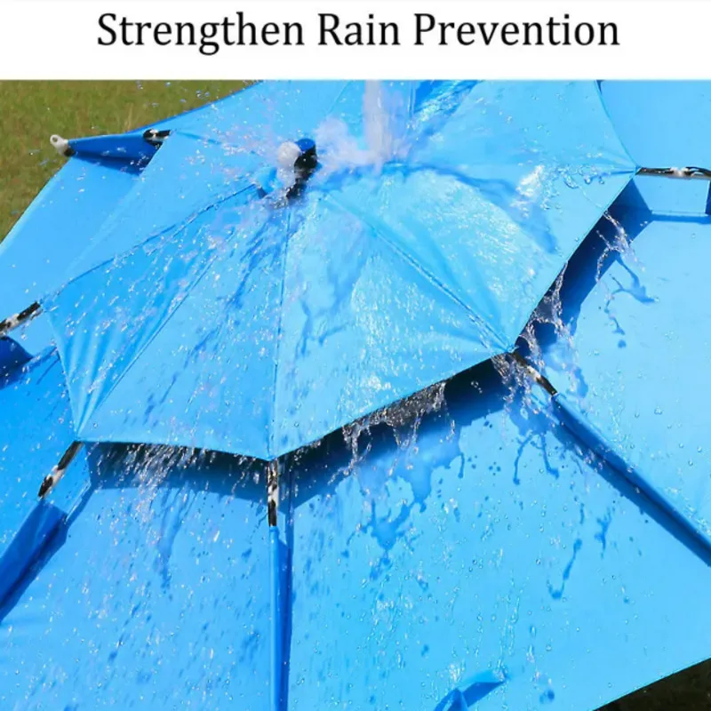 Large Fishing Umbrella Thickened Cloth Portable Rainstorm Resistant 360° Universal Fishing Umbrella For Camping Garden Patio