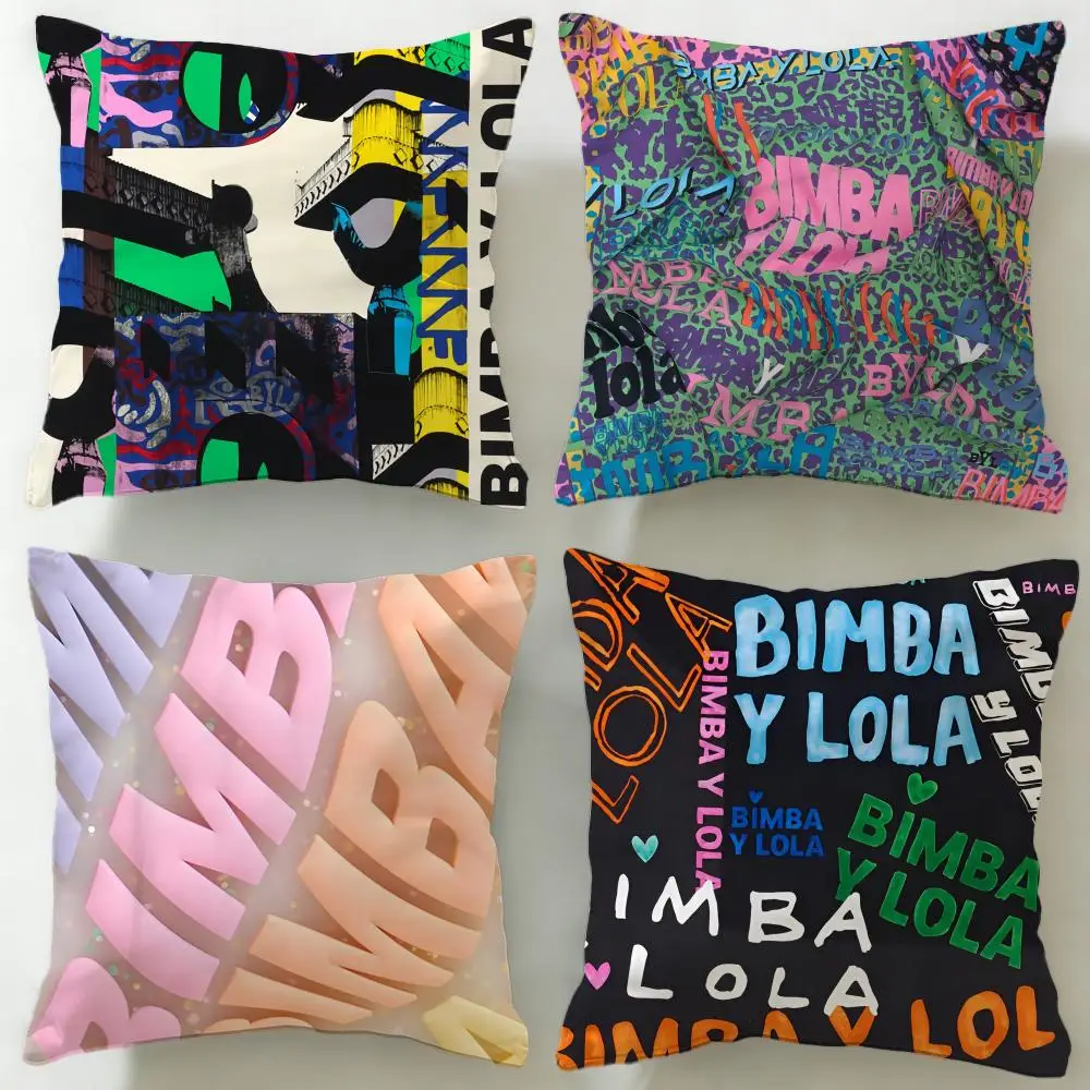 Funda de cojín de la marca BbIMBA design LOLAs, funda de almohada suave y fácil de lavar, versátil para sofá, cama, viajes y oficina