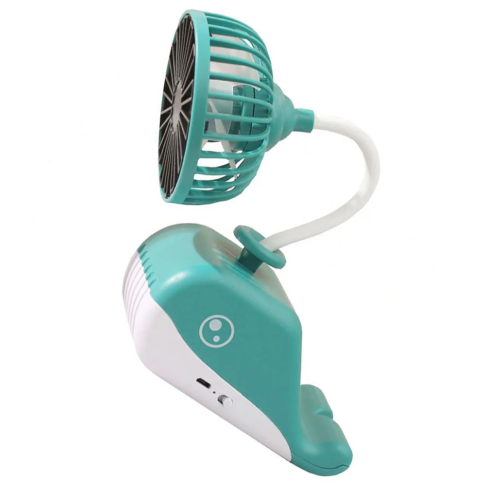 

Mobile Phone Holder Cooling Fan Lightweight Desktop USB Dolphin Base Cellphone Stand Fan for Travel Office Outdoors