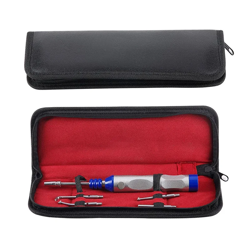 Dental Automatic Teeth Crown Remover Adjustable 4 Shifts Manual Crown Remover Stainless Steel Teeth Restoration Tool