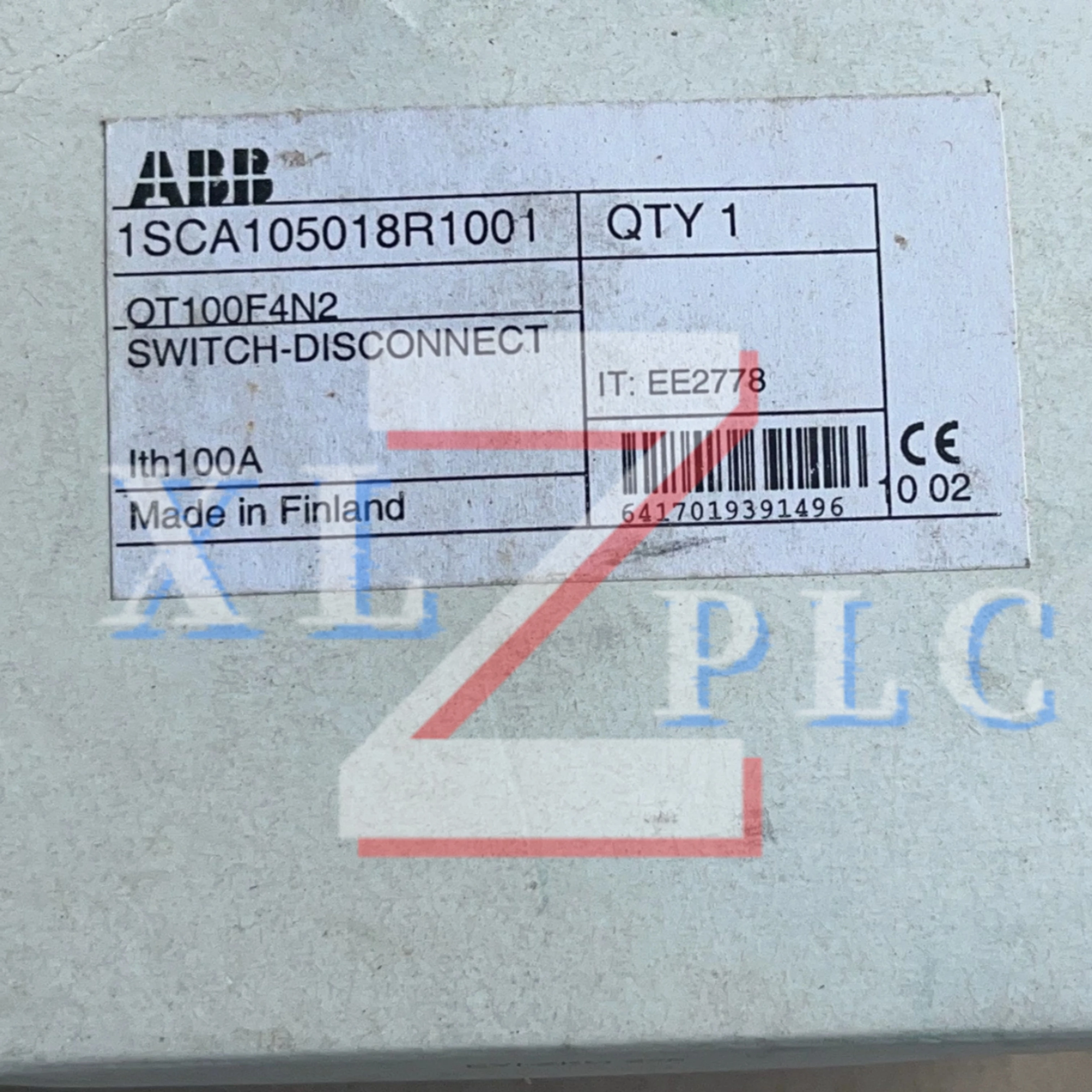 

new in stock disconnector OT100F4N2 1SCA105018R1001 "OT100FT3 1SCA105023R1001" "OT100FT4N2 1SCA105031R1001" "OT125F3 1SC
