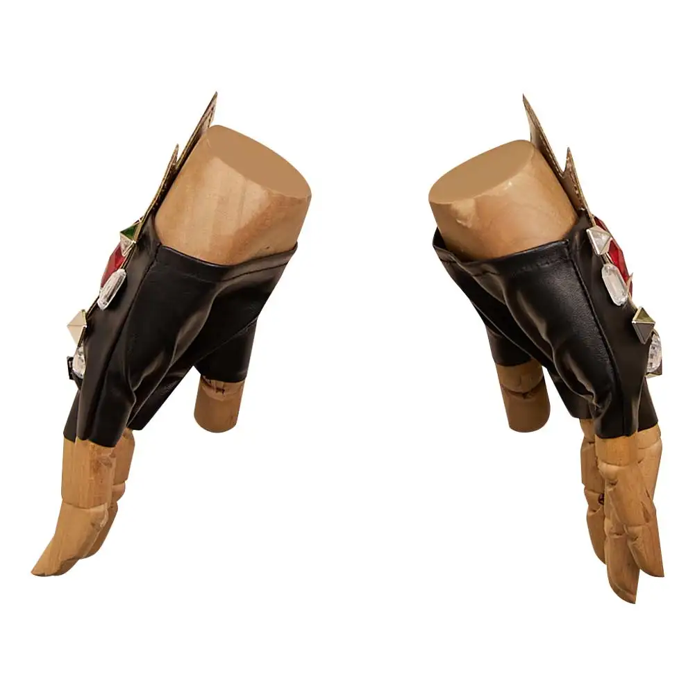 Kpop ميرا شيطان تأثيري الصيادين قلادة أقراط قفازات تمويه النساء الفتيات الخيال هالوين كرنفال زي الملحقات